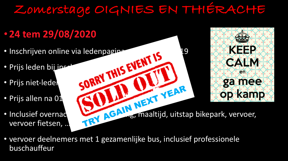 ZOMERKAMP VOLZET